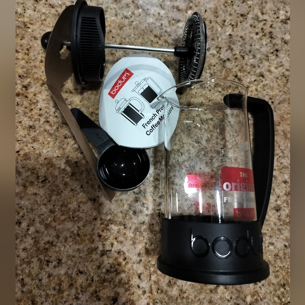Bodum the original French press coffee maker 3 cup with measuring spoon NWT - Picture 5 of 5